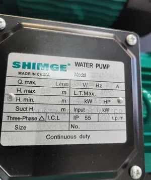 Shimge Surface Pump 5.5hp (21⁄2 X 11⁄2 Inch)