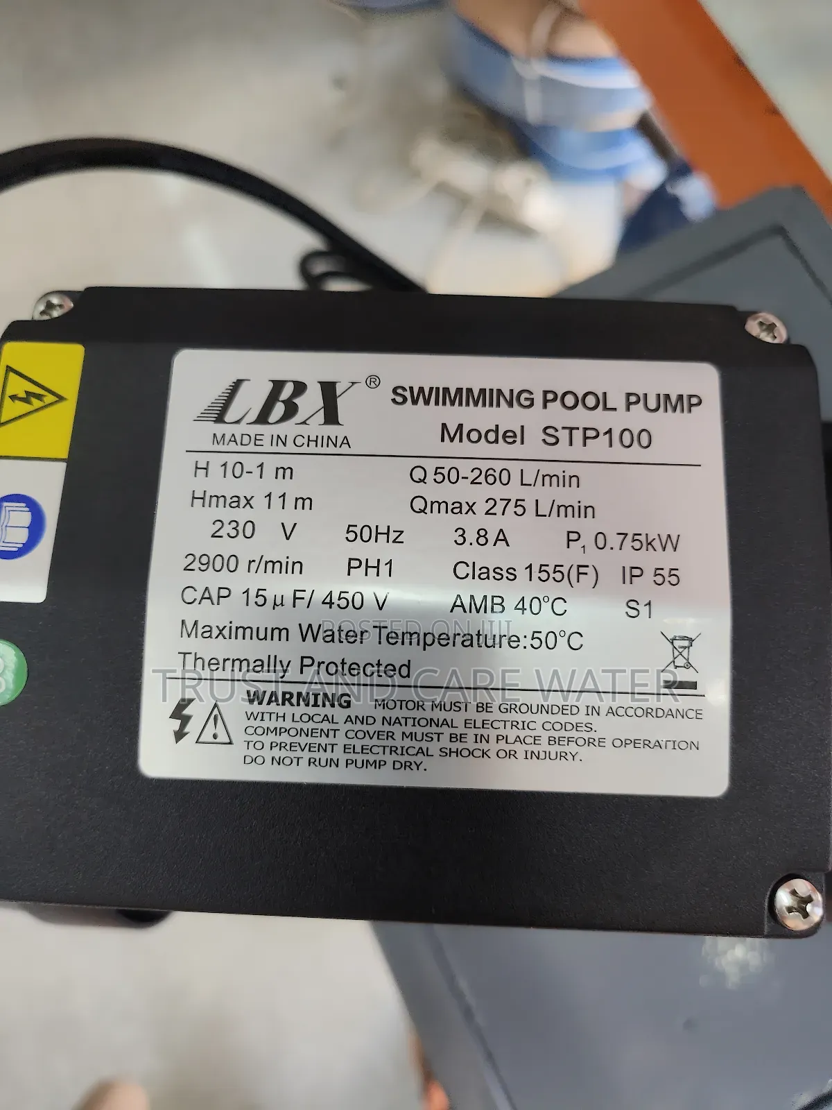 Swimming Pool Pump 1hp