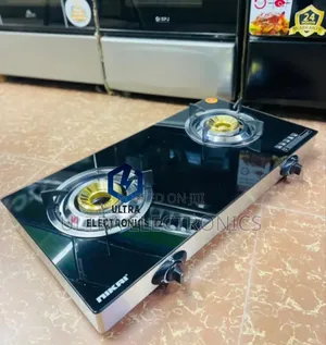 Original Nikai High Quality Gas Cooker With Tempered Glass 2 Burners