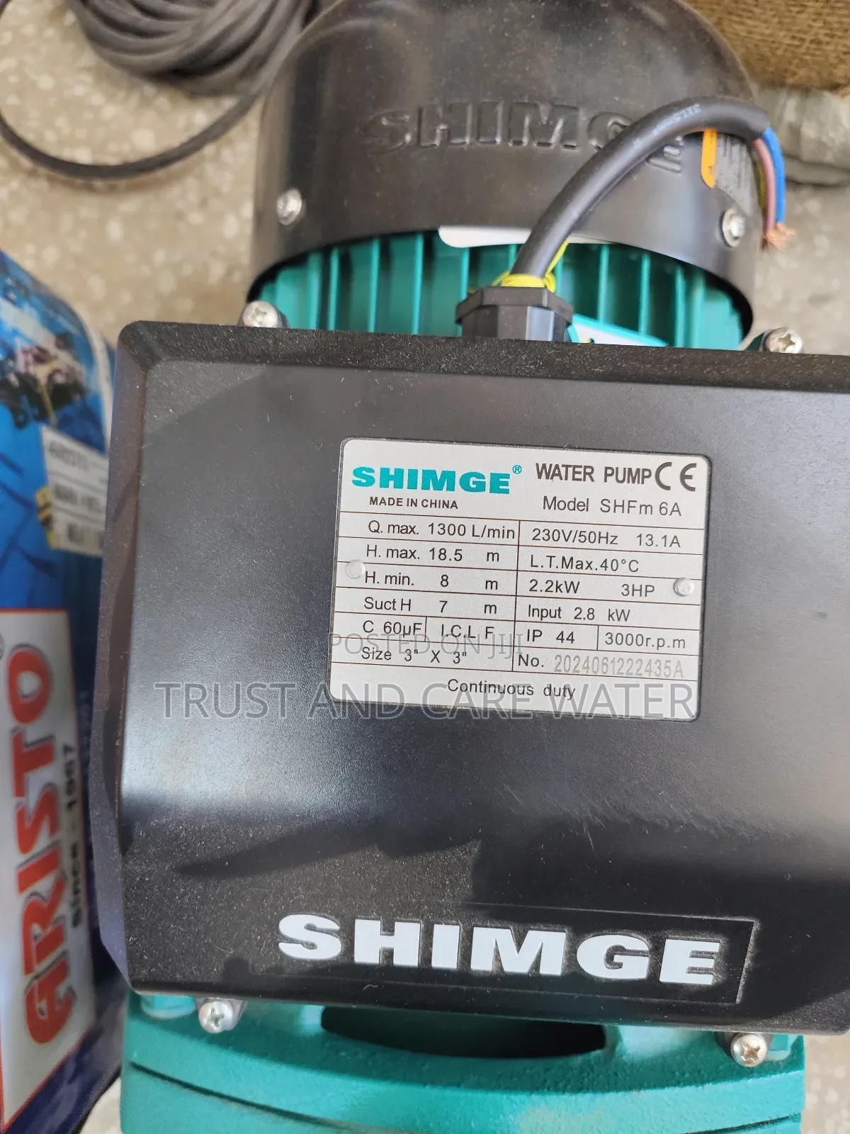 Shimge Surface Pump 3hp Single Phase (3inch)