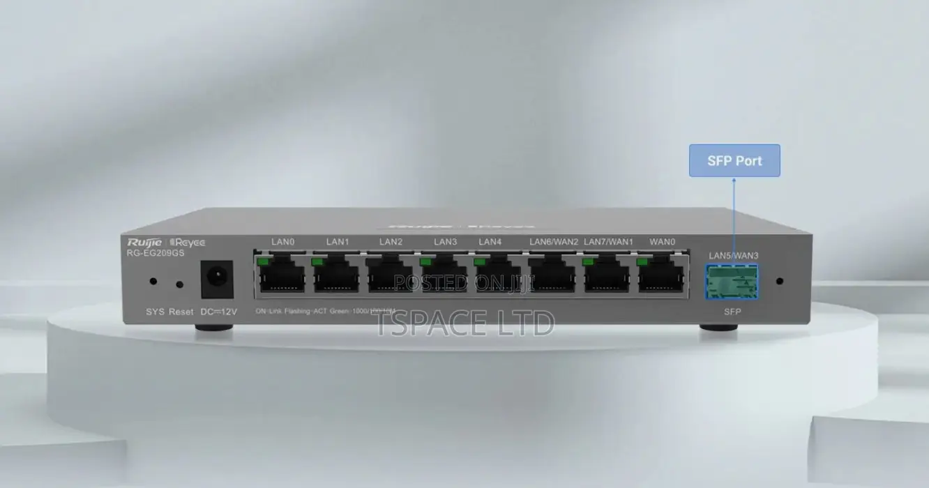 Reyee Rg-Eg209gs -9-Port Gigabit SFP Cloud Managed Router
