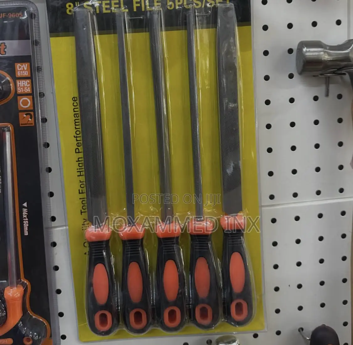 8” Steel File 5pcs Set