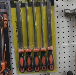8” Steel File 5pcs Set