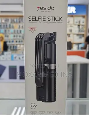 Sf22 Yesido Selfie Stick , Tripod Height 740mm Max