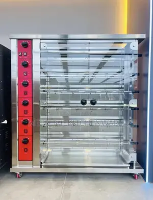 Electric Commercial Chicken Roaster Machine 6-Roll