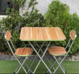 Indoor /Outdoor Foldable Chairs(2pc) and Table