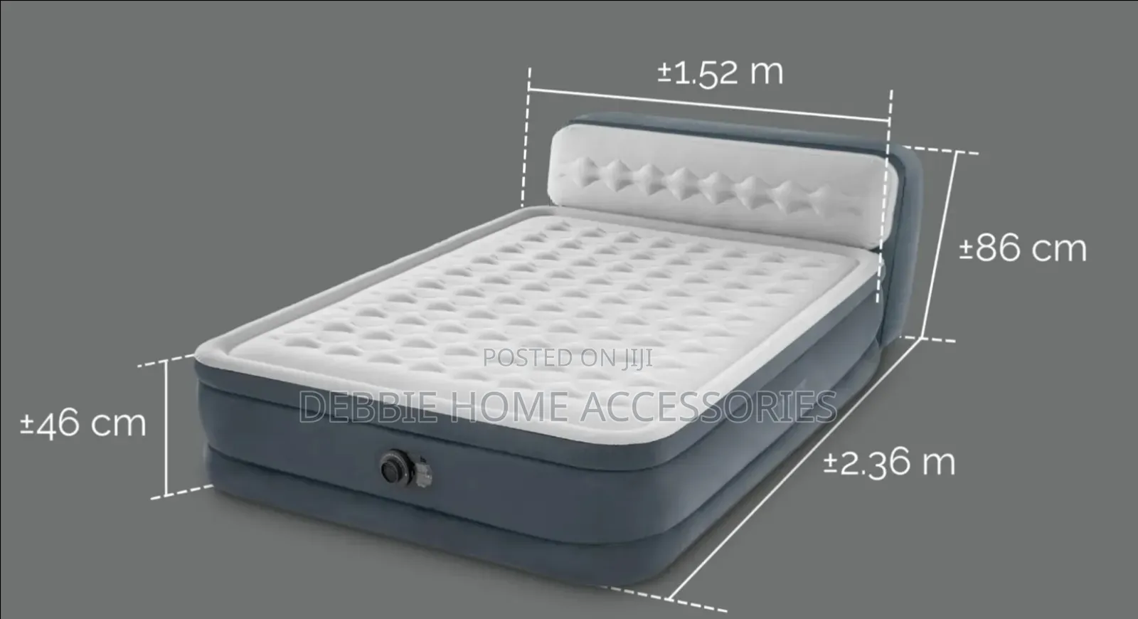 Intex Queen Ultra Plus Inflatable Bed-24inch
