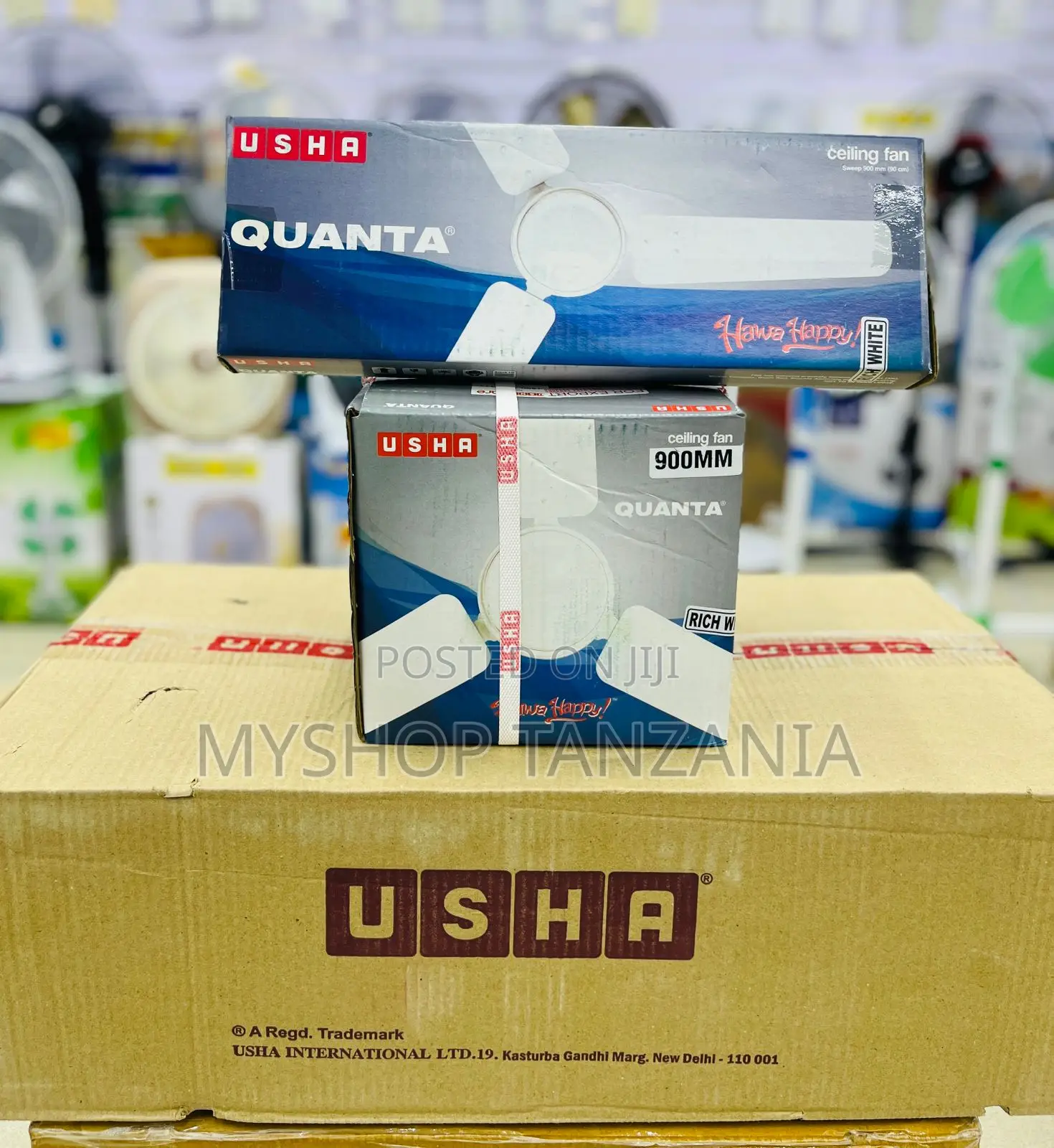 Usher Ceiling Fan Size 36