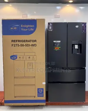 Mr Uk French Doors Style Non Frost Fridge Model: Uk F275-58-5di0wd