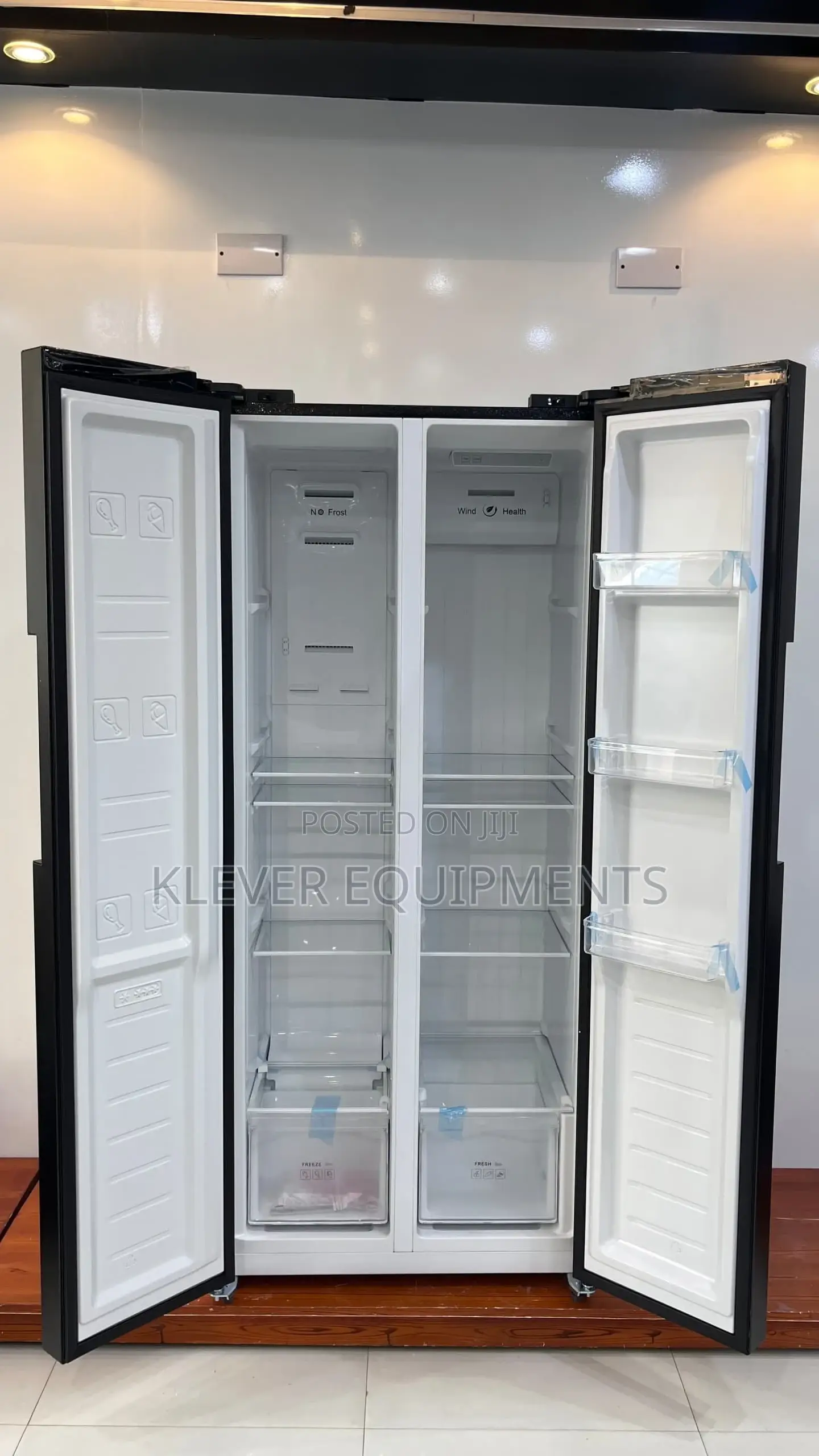Mr Uk Side by Side Refrigerator 390litres Model: Uk F195-90-3di