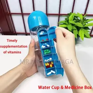 Medicine Box Water Cup Sports Plastic