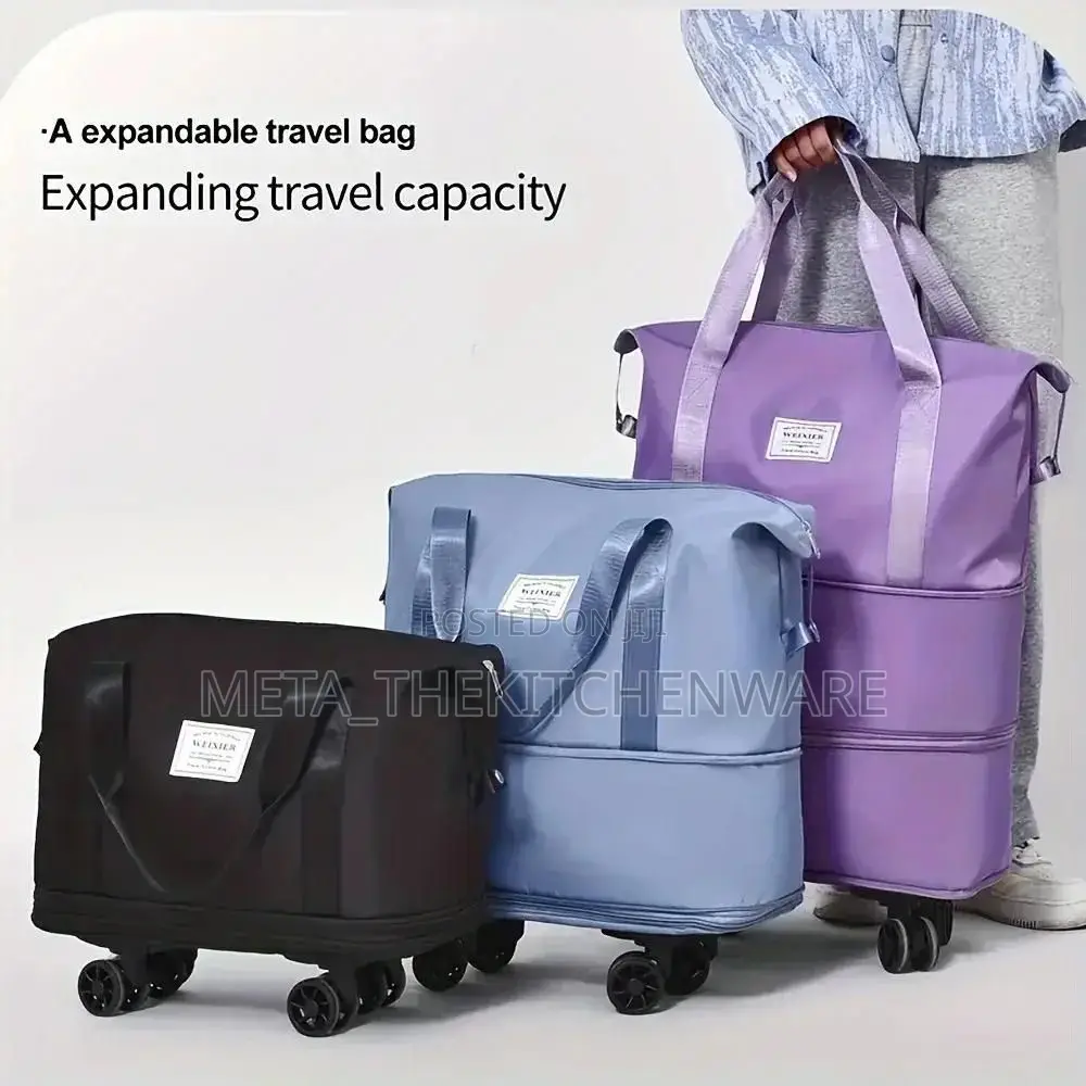 Water Proof Expandable Travelling Duffel Bag With Wheels