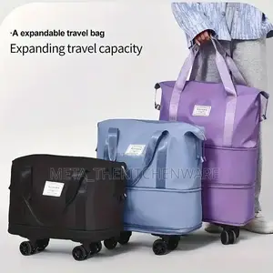 Water Proof Expandable Travelling Duffel Bag With Wheels