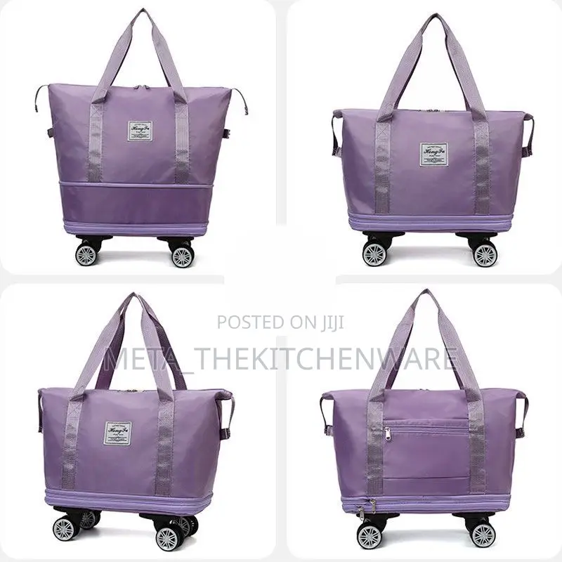 Water Proof Expandable Travelling Duffel Bag With Wheels