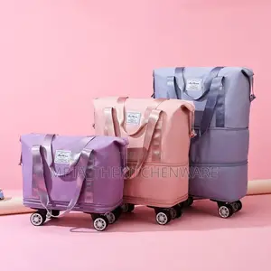 Water Proof Expandable Travelling Duffel Bag With Wheels