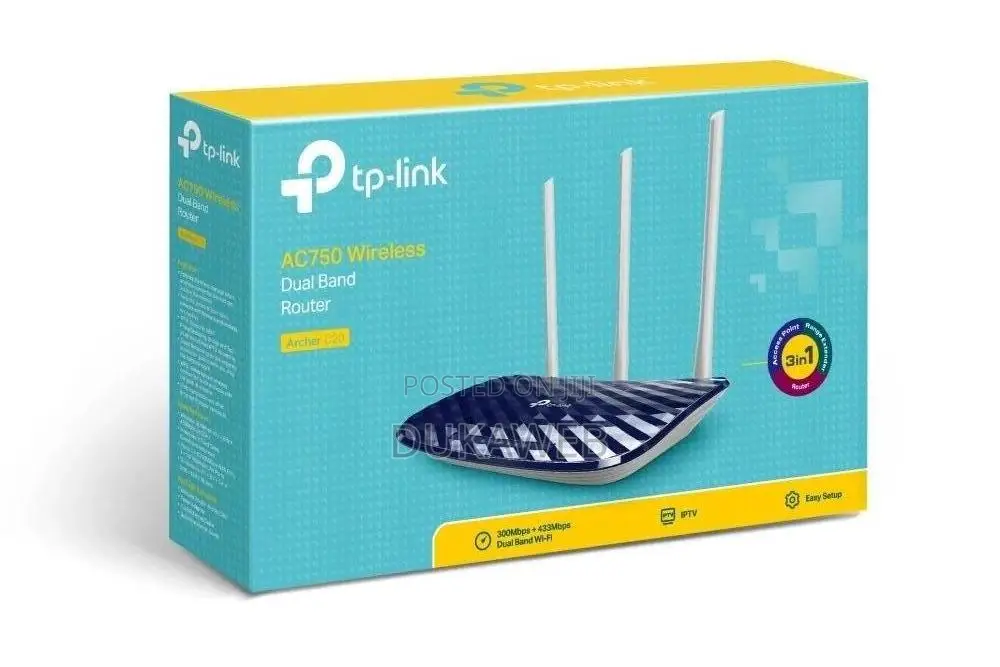 Tp-link Archer C20 Ac750 Wi-fi Router – Brand New