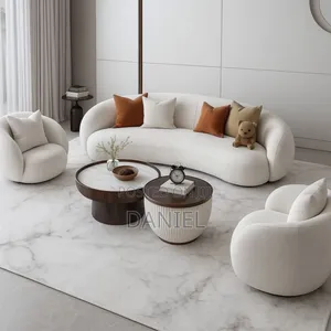 Living Room Set Sofa Ya 4:1:1 Pamoja Na Coffee Table