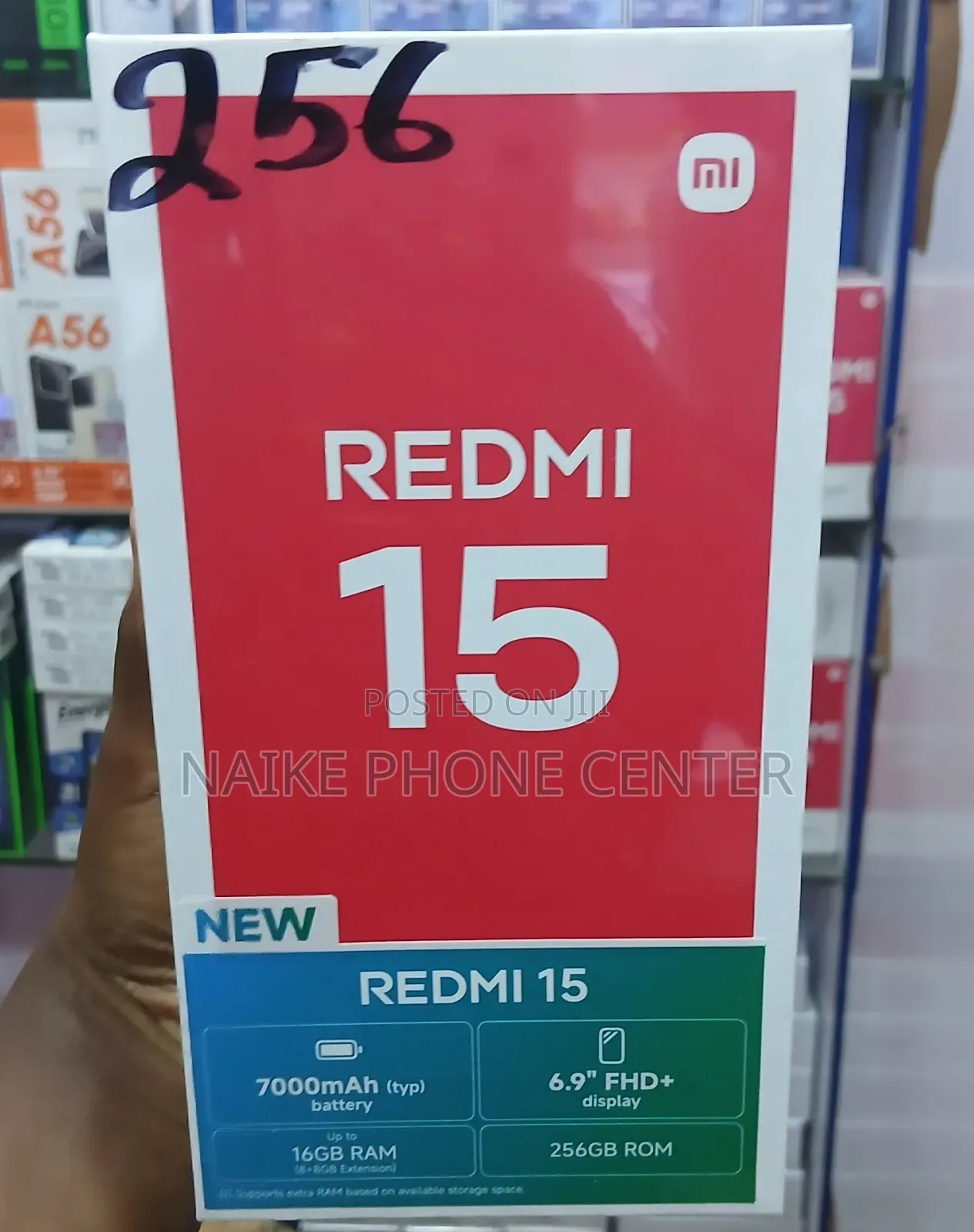 New Xiaomi Redmi 15 256 GB Black