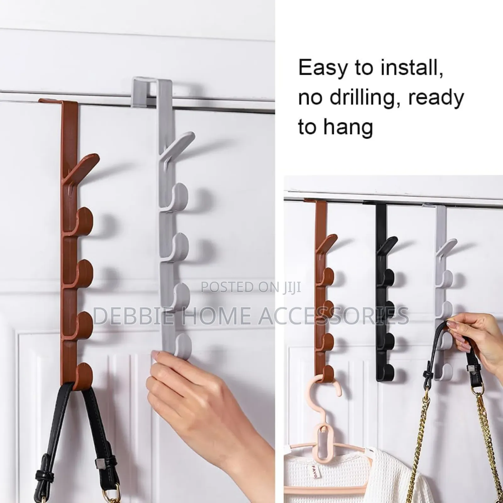 Over Door Hooks-3pcs