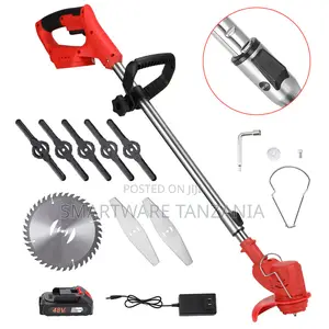 Electric Grass Trimmer, Brushless Garden Trimmer Powerful Brush Cutter