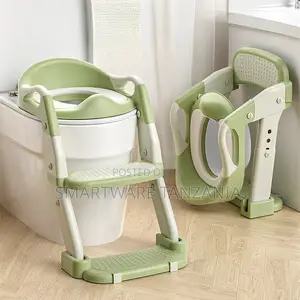 Potty Training Toilet for Kids, Splash Guard Anti-Slip Pad Step Stool