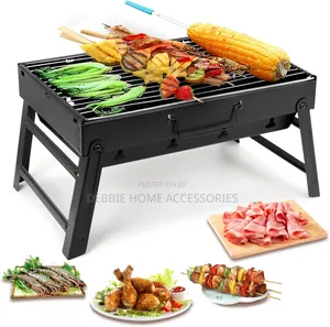 Portable Foldable Steel BBQ Grills (Charcoal Use)