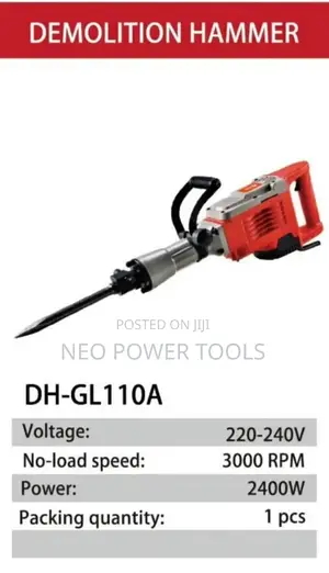 Demolition Hammer Dh-Gl110a-D Edon