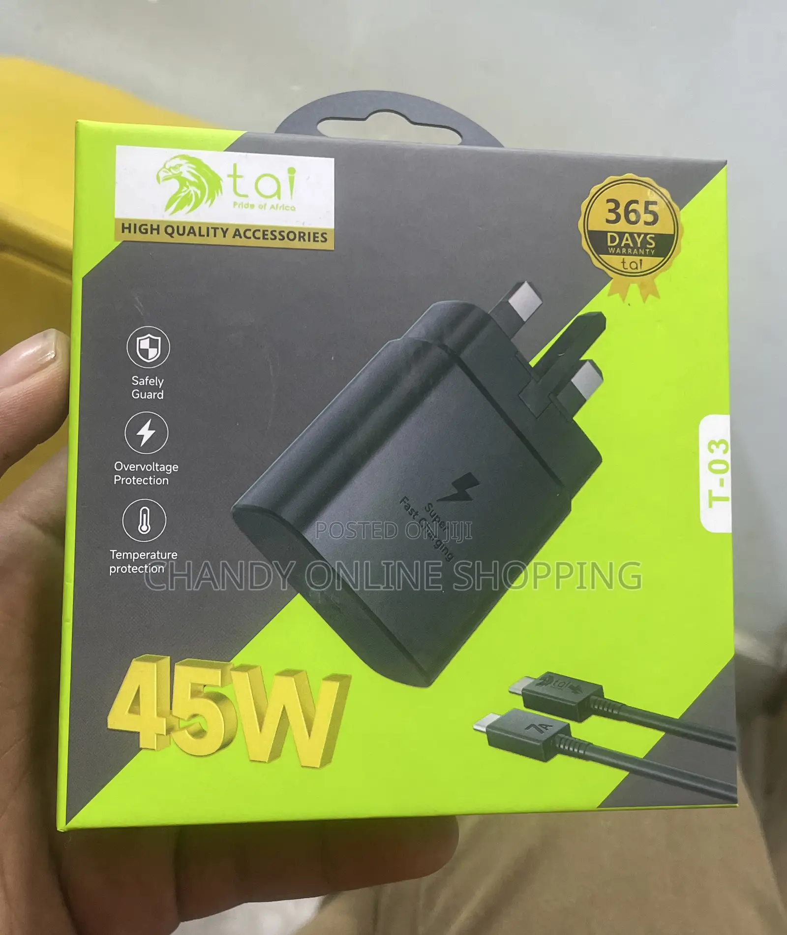 Genuine 45w Usb C -Usb C Mobile Phone Charger