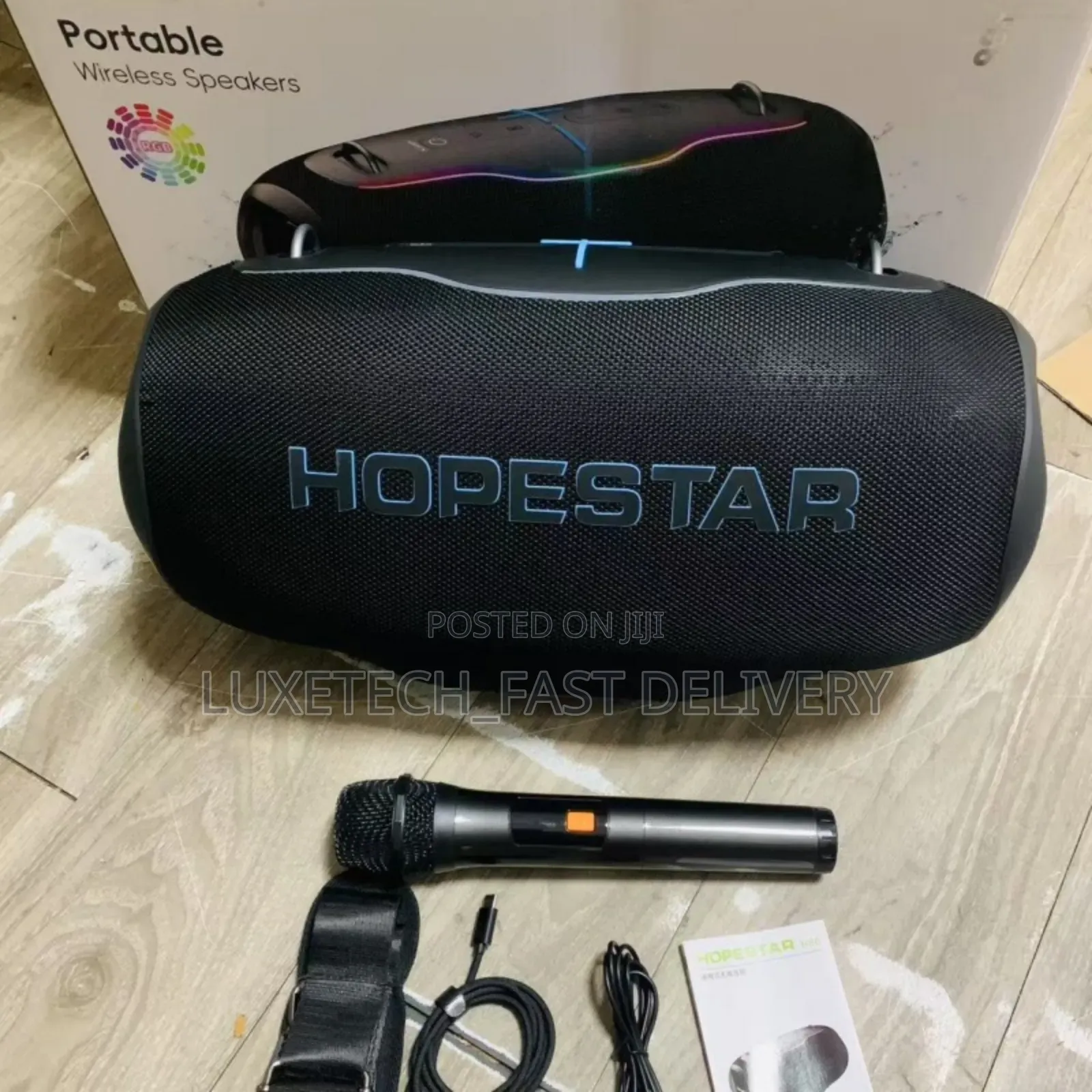 Hopestar H86 Portable Speakers 180w With Wireless Microphone