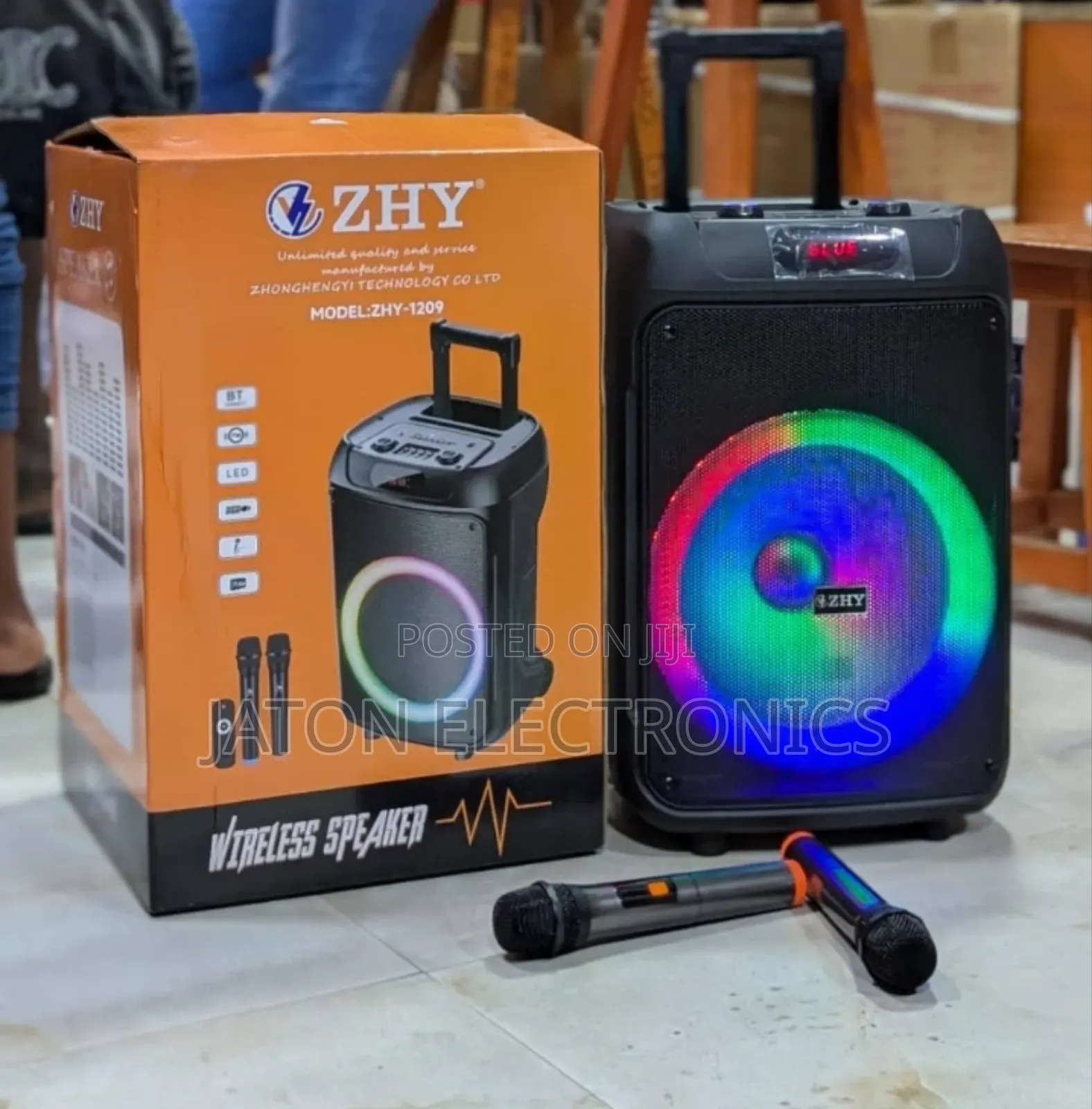Zhy1209 Wireless Speaker 2mic