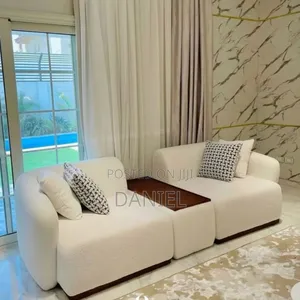 Sofa Set Ya Watu Wa Nne Cream Color