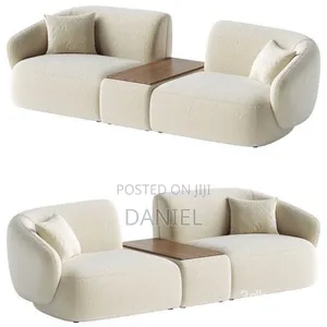 Sofa Set Ya Watu Wa Nne Cream Color