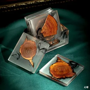Resin Wooden Coasters Set
(6pcs)