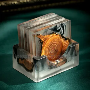 Resin Wooden Coasters Set
(6pcs)