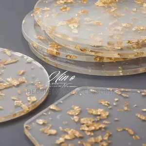 6pcs Round Acrylic Coasters