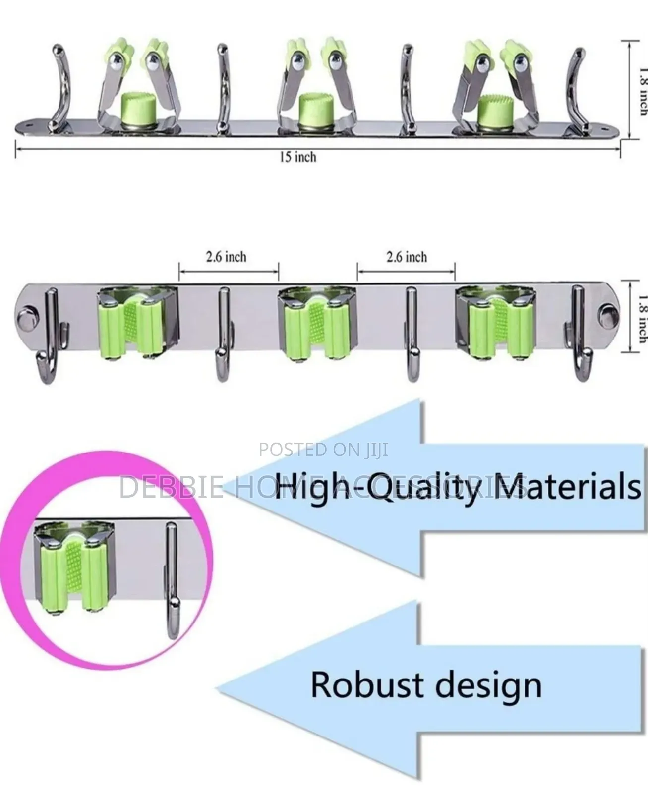 Broom Holder Heavy Duty