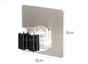 Self-Adhesive Broom and Mop Holders