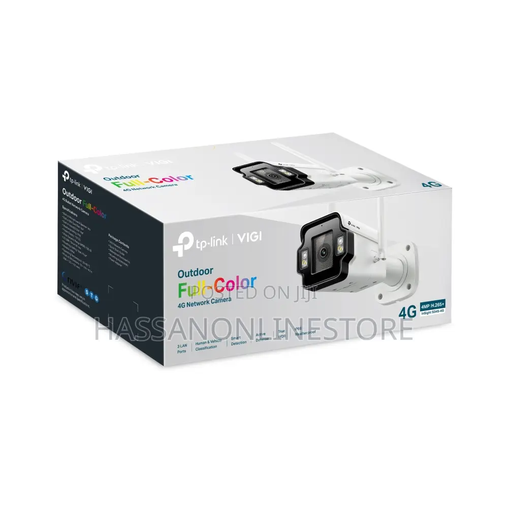 Tp-Link Insight S345-4g Vigi 4mp Full-Color 4g Bullet Network Camera