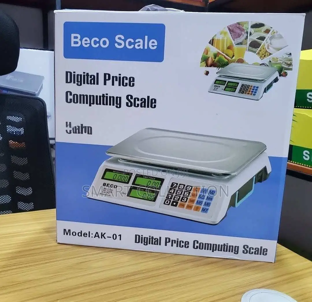 Digital Price Computing Scale With Big Weighing Tray