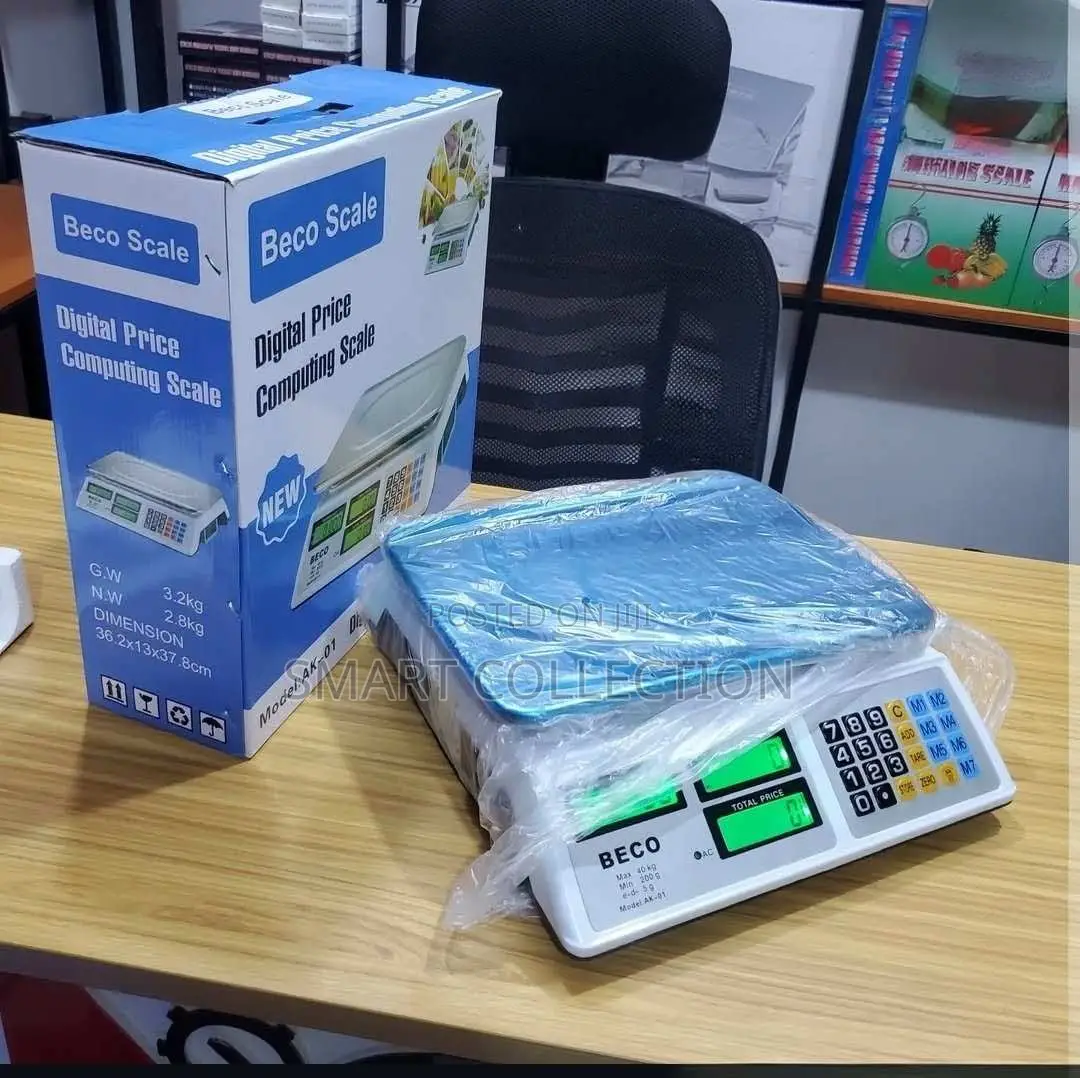 Digital Price Computing Scale With Big Weighing Tray