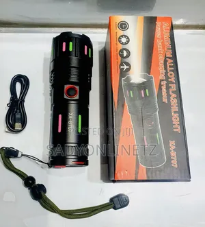 2 in 1 Powerful Led Flashlight With Power Bank