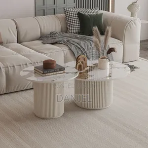 Coffee Table 2 in One White Color