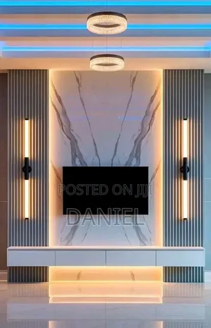 Wall Tv Unit With Led Lights