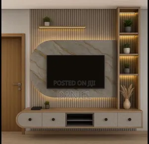 Tv Wall Units Multi Colored With Led Light