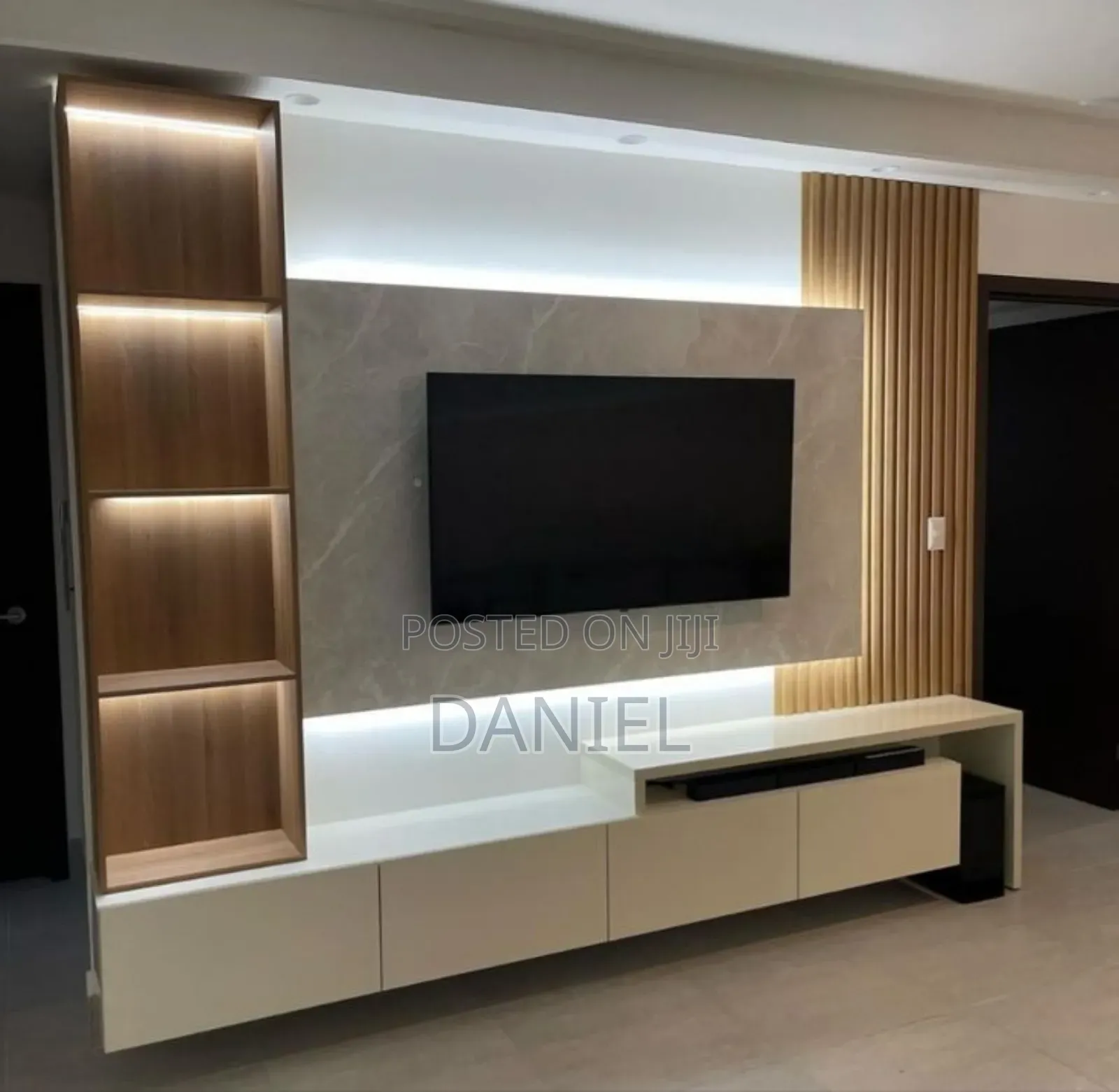 Tv Wall Unit Panels With Led Light