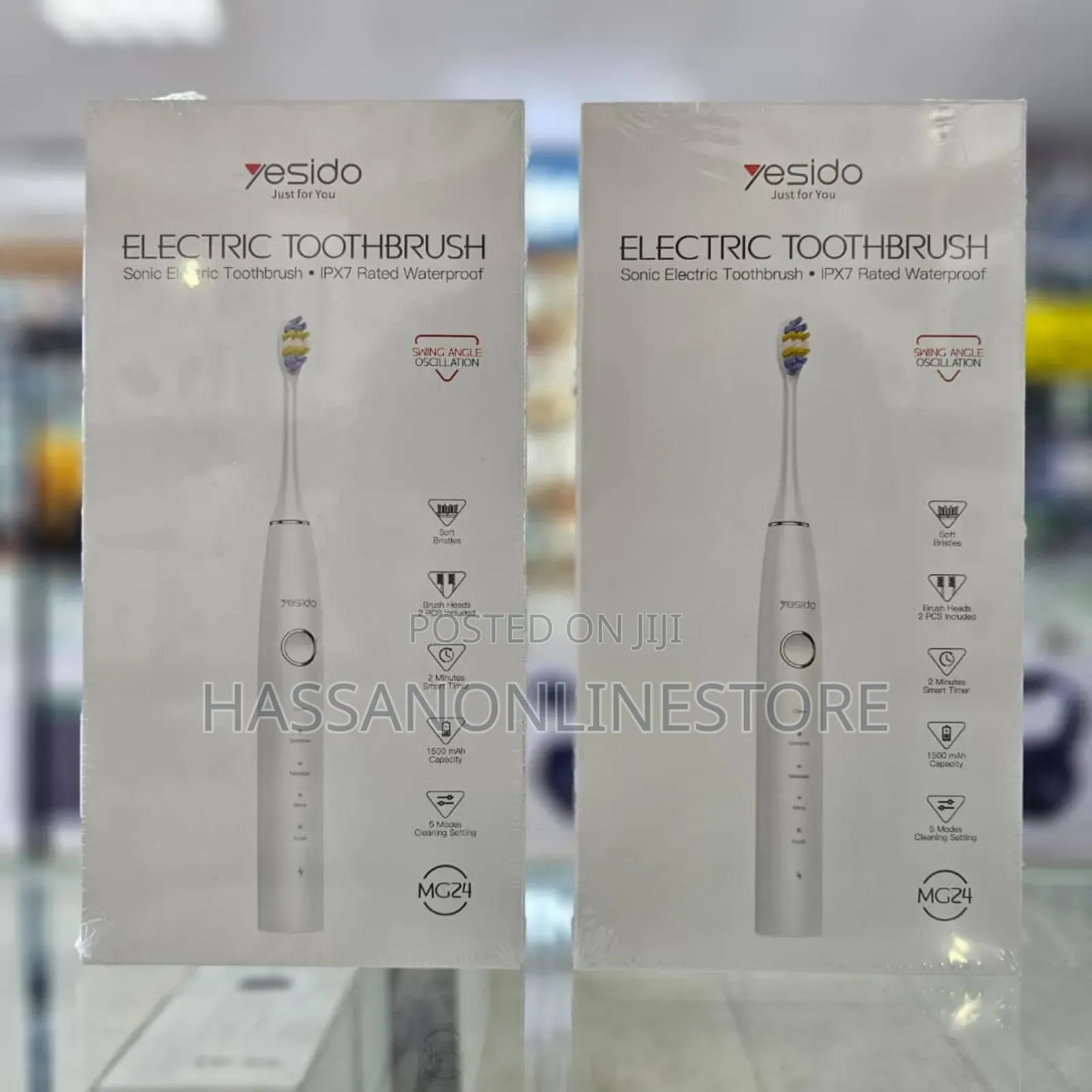 Yesido Mg24 Ipx7 Waterproof Sonic Toothbrush