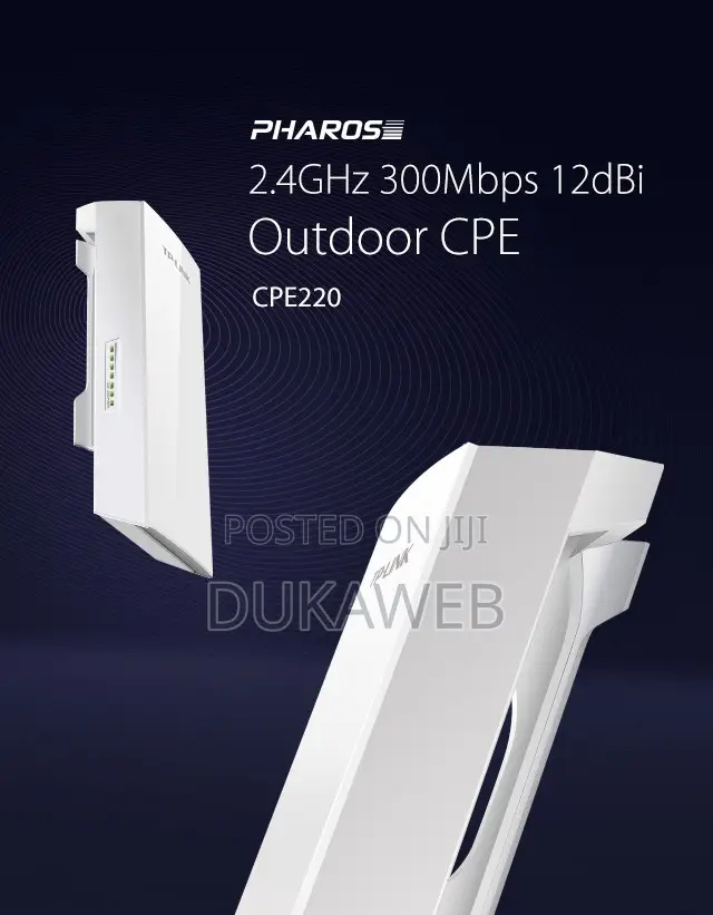 Tp-Link Cpe220 2.4ghz 300mbps Outdoor Wireless Cpe – Brand New