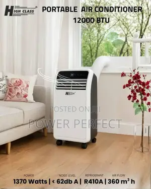 *Highclass Portable Ac*
*Btu 12000*
*
*Back in Stock *