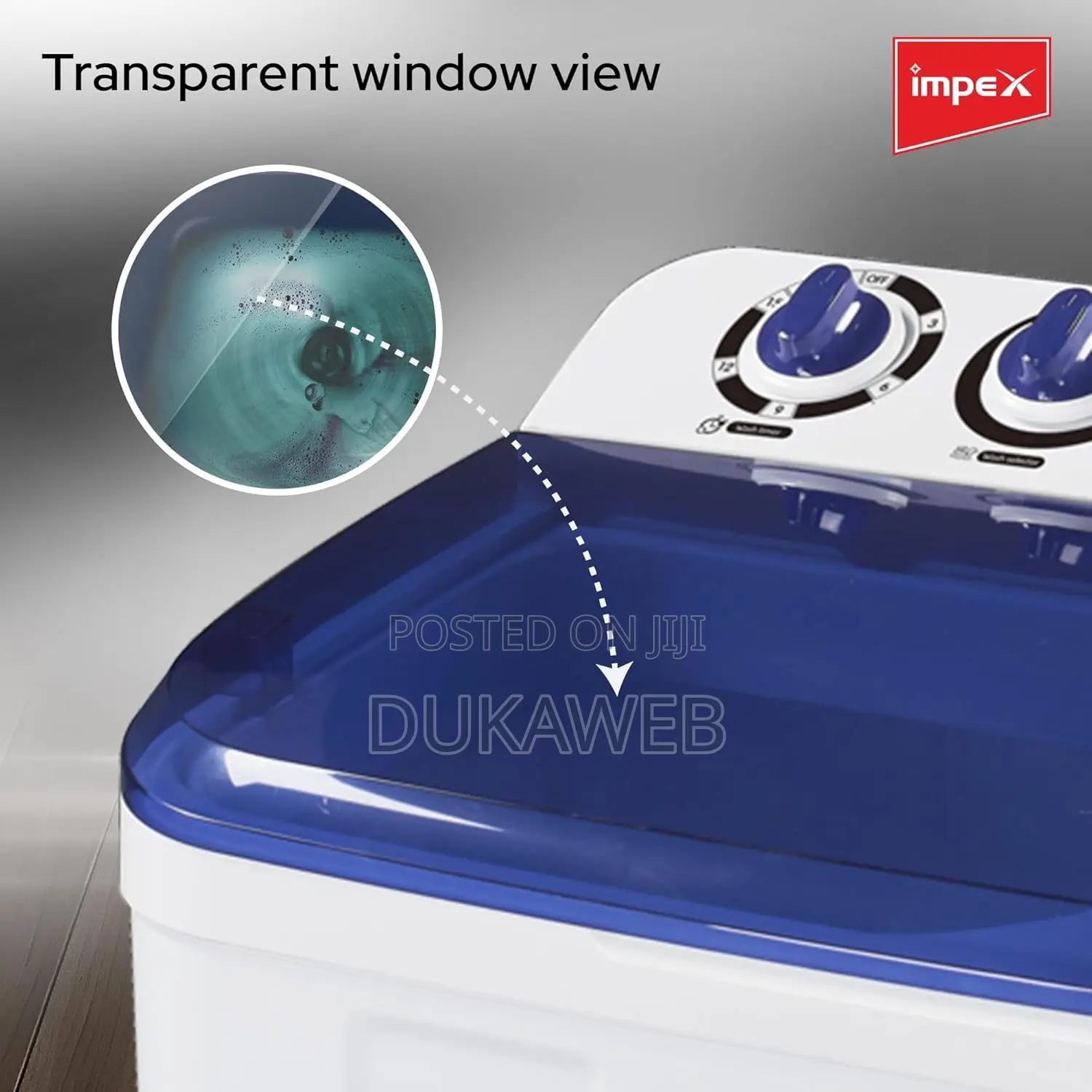 Impex Wm 4202 10kg Semi-Automatic Washing Machine – Brand New