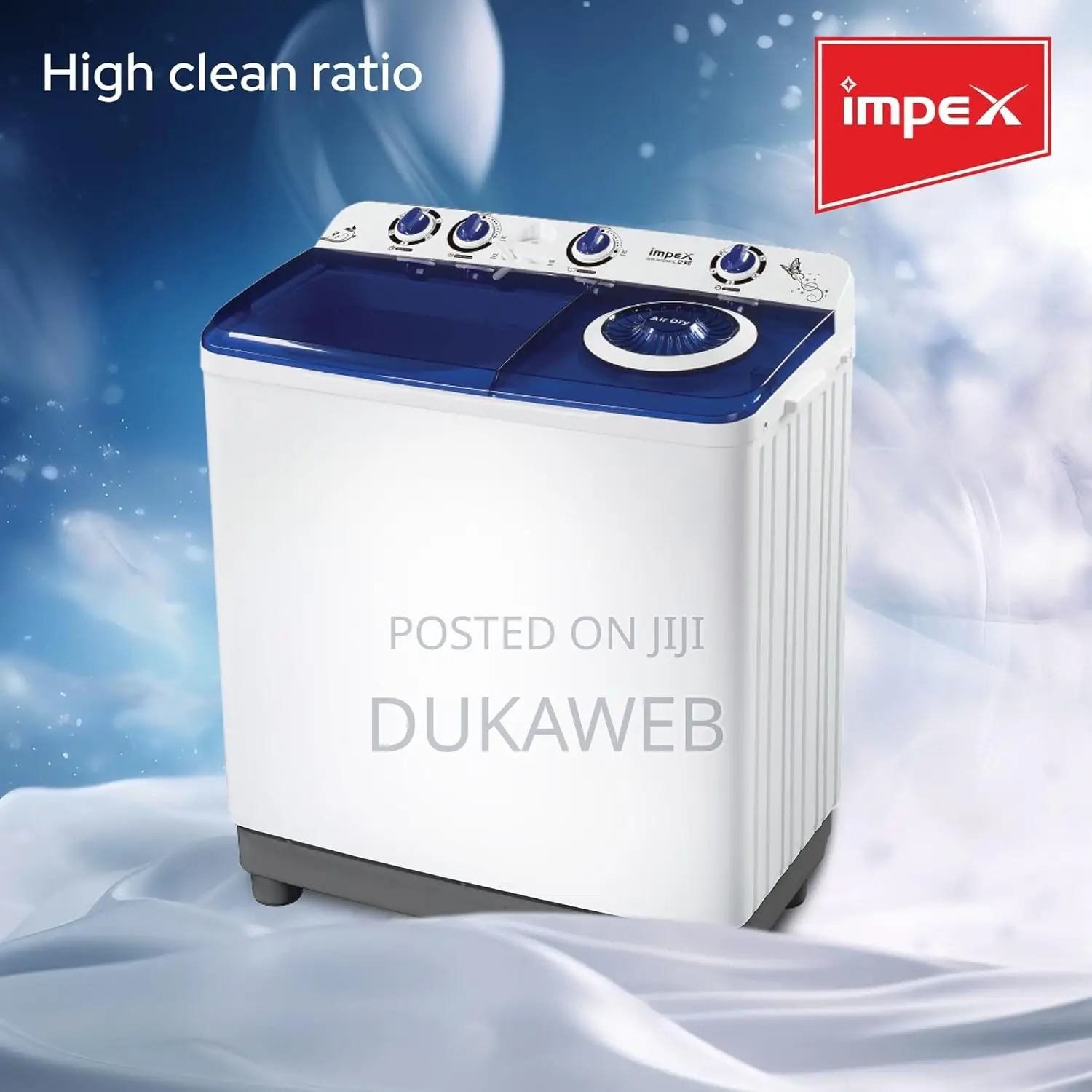 Impex Wm 4202 10kg Semi-Automatic Washing Machine – Brand New